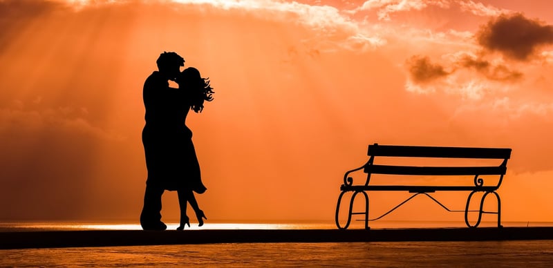 Couple at sunset